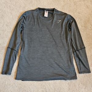 Gymshark Charcoal Long Sleeve Men's Tee